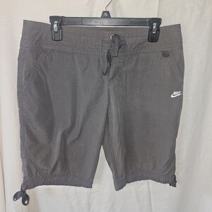 Nike Womens  Charcoal / Grey Athletic Shorts